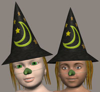 Witch props for Britta & Maddie