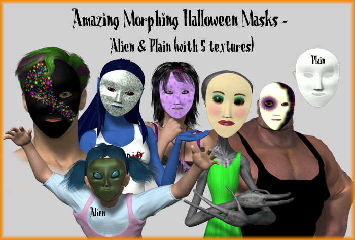 Morphing Halloween Masks