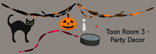Halloween Decor for Toon Room 3